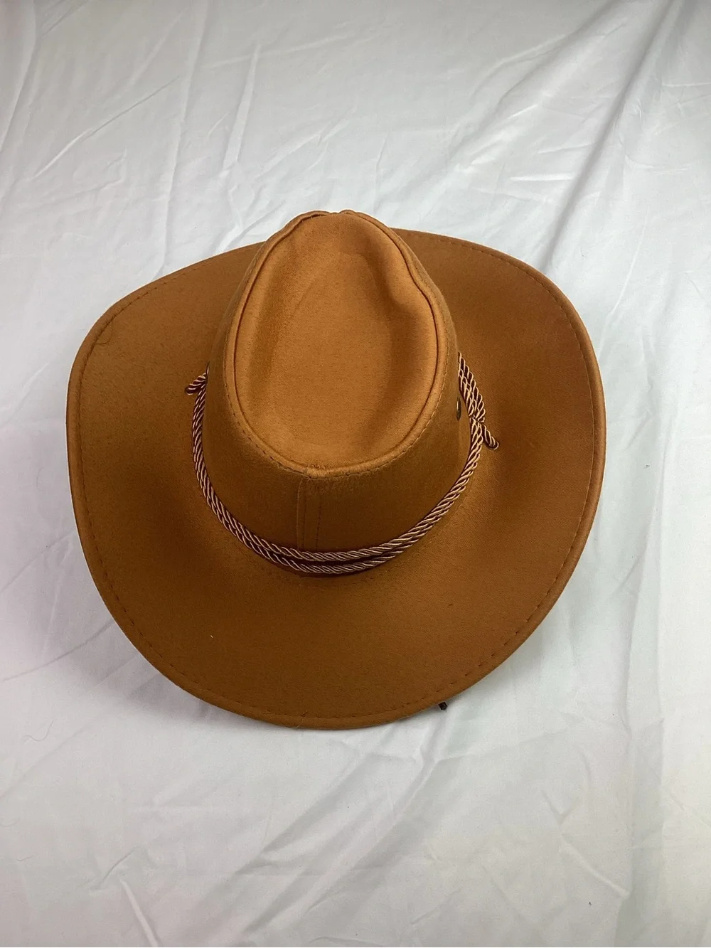 Rust Brown Western-style Felt Cowboy Hat